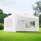 Podgląd: Ścianka z oknem do pawilonów ogrodowych Premium i Basic, 295x195 cm Podgląd: Ścianka z oknem do pawilonów ogrodowych Premium i Basic, 295x195 cm
