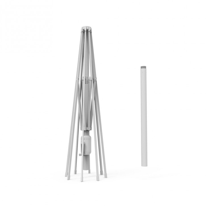 Stelaż aluminiowy do kwadratowego parasola przeciwsłonecznego interpara 3x3 m