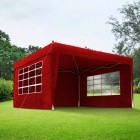 Podgląd: Ścianka z oknem do pawilonów ogrodowych Premium i Basic, 295x195 cm Podgląd: Ścianka z oknem do pawilonów ogrodowych Premium i Basic, 295x195 cm