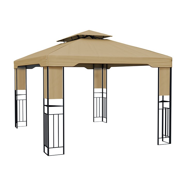 Stelaż z poszyciem do pawilonu ogrodowego Deluxe, 3x4 m