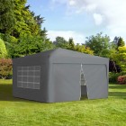 Podgląd: Ścianka z zamkiem do pawilonów ogrodowych Premium i Basic, 295x195 cm Podgląd: Ścianka z zamkiem do pawilonów ogrodowych Premium i Basic, 295x195 cm