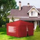 Podgląd: Ścianka z zamkiem do pawilonów ogrodowych Premium i Basic, 295x195 cm Podgląd: Ścianka z zamkiem do pawilonów ogrodowych Premium i Basic, 295x195 cm