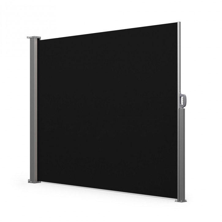 Markiza boczna gotowa, czarna 160 x 300 cm, Promocja