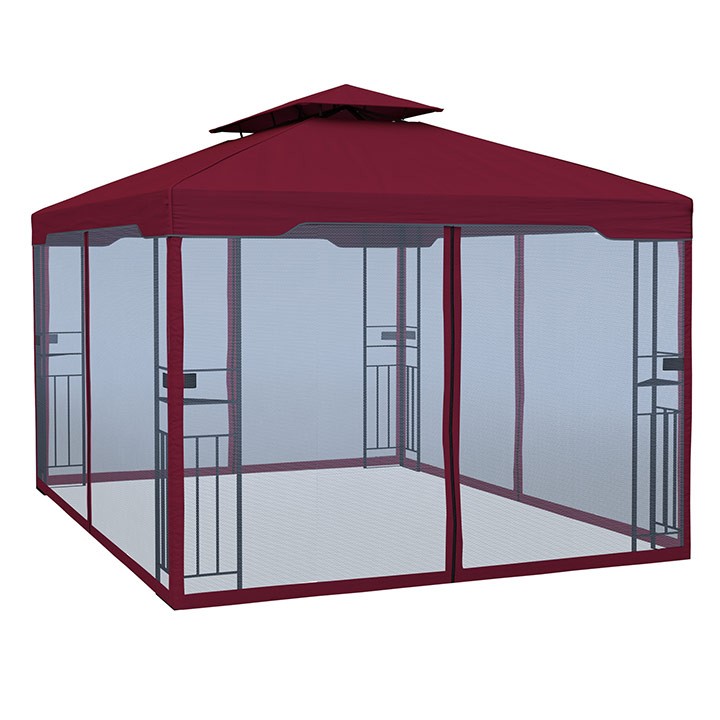 Zestaw ścian bocznych do pawilonu ogrodowego Deluxe, 3x4 m Zestaw ścian bocznych do pawilonu ogrodowego Deluxe, 3x4 m