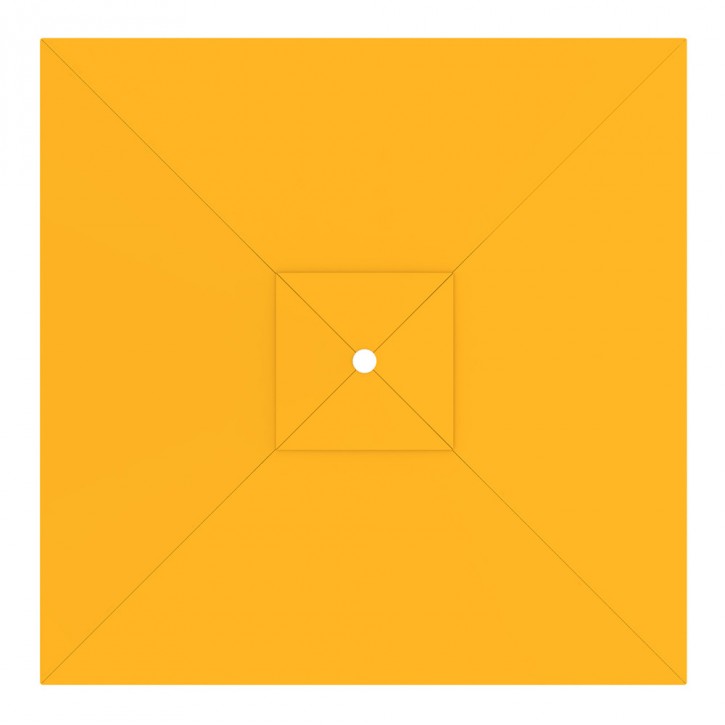 Poszycie parasola przeciwsłonecznego interpara, kwadratowe, 3x3 m