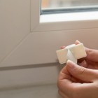 Podgląd: Uchwyty magnetyczne do żaluzji, białe, 2 sztuki