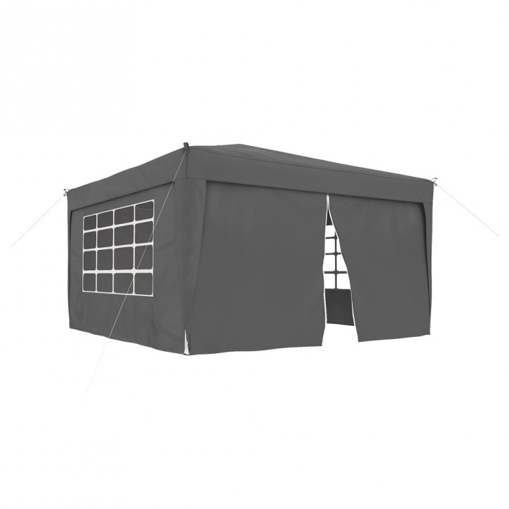 Ścianka z zamkiem do pawilonów ogrodowych Premium i Basic, 295x195 cm
