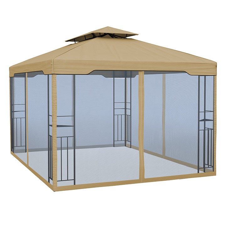 Zestaw ścian bocznych do pawilonu ogrodowego Deluxe, 3x4 m