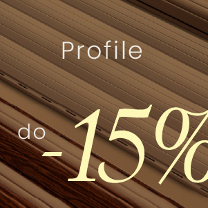 Profile do rolet zewnętrznych -15%
