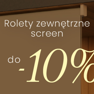 Roleta zewnętrzna screen -10%