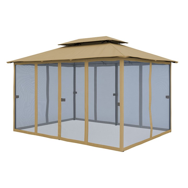 Zestaw ścian bocznych do pawilonu ogrodowego Comfort, 3x4 m Zestaw ścian bocznych do pawilonu ogrodowego Comfort, 3x4 m